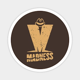 Madness - Retro Brown Magnet